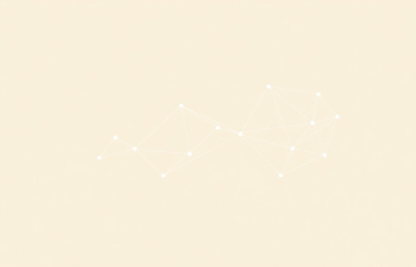 Minimal automation workflow diagram on warm cream background